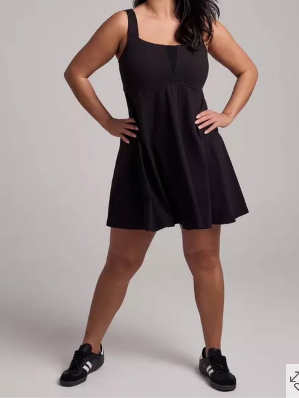 Torrid Super Soft Jersey Performance Active Dress 2Fer - Picture 2 of 6